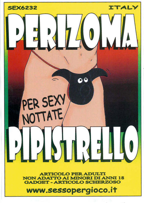 Perizoma Uomo Slip for Men Perizoma Pipistrello Sexy Humor Uomo Salute e cura della persona/Erotismo e contraccezione/Sex toys/Gadget per addio al nubilato e al celibato Kondorama - Martinsicuro, Commerciovirtuoso.it