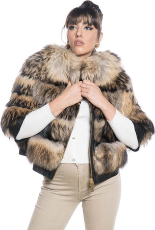 Perla---Giacca-Donna-Marrone-in-vera-pelle-e-vera-pelliccia