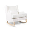 Poltrona Rocking Seat Pearl Rocker Snow White/Natural Legs
