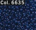 Perle-perline-lavabile-11/0-2,1-mm-tubo-12-G-FB-6635-Stahlblau
