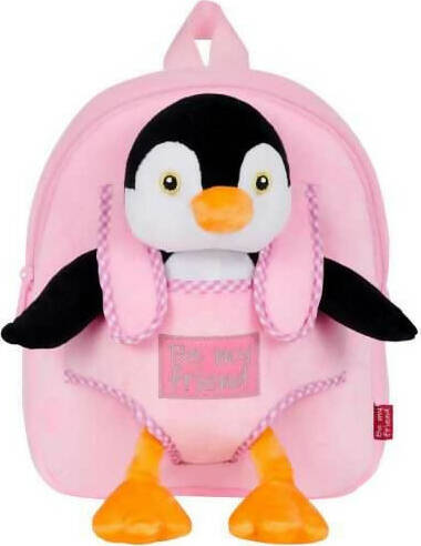 Perletti Mini Zaino “be My Friend” Con Peluche Pinguino Rosa Zainetto Penguin Perletti Cancelleria e prodotti per ufficio/Scuola e materiale didattico/Materiale scolastico/Cartelle e zaini per la scuola/Zainetti per bambini Cartoleria Deja Vu - Crotone, Commerciovirtuoso.it
