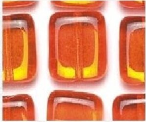 Perline-arancione-quadrato-8-mm