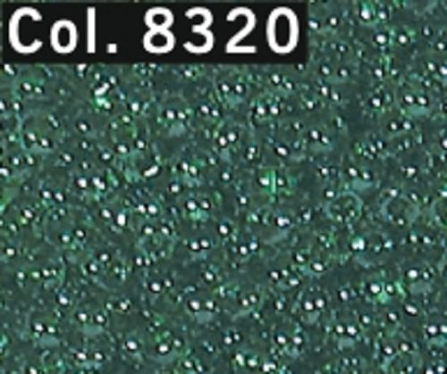 Perline-lavabili-11/0-2,1-mm-tubi-M.-12-G-Fb-8320-verde-prodotto-di-qualit