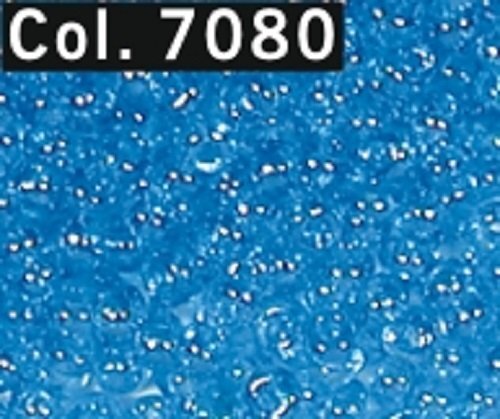 Perline-Rocailles-lavabile-11/0-2,1-mm-tubicino-12-G-Fb-7080-azzurro