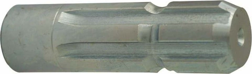 Perno scanalato con profilo esterno 26x32x6mm con 6 scanalature e lunghezza 100mm Confezione da 1pz