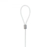 Morsetto in alluminio a compressione per filo in nylon da Ø 4 mm sostegno filari e tutori