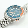 Orologio uomo automatico sub Perseo trestelle tartaruga 200 m azzurro