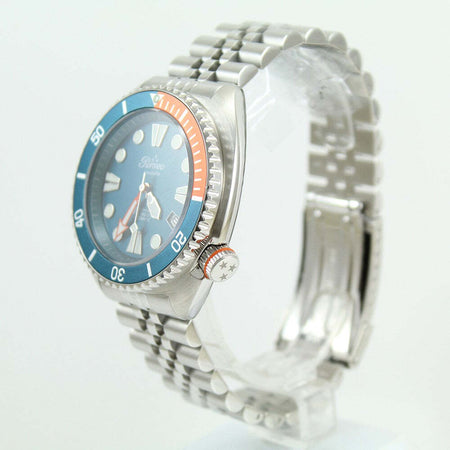 Orologio uomo automatico sub Perseo trestelle tartaruga 200 m azzurro