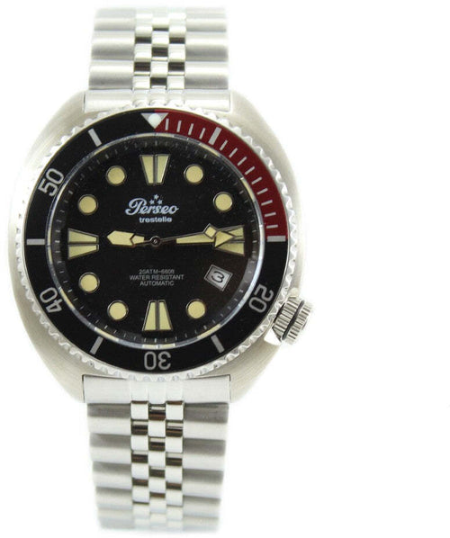 Orologio uomo automatico sub Perseo trestelle tartaruga acciaio 200 m