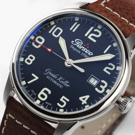 Perseo Orologio uomo meccanico automatico dedicato al pilota Guido Keller - Edizione Limitata 100 pezzi