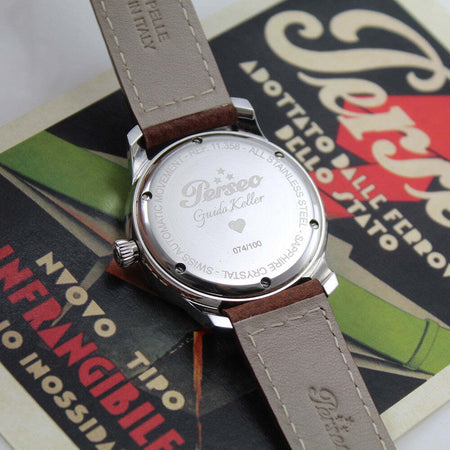 Perseo Orologio uomo meccanico automatico dedicato al pilota Guido Keller - Edizione Limitata 100 pezzi