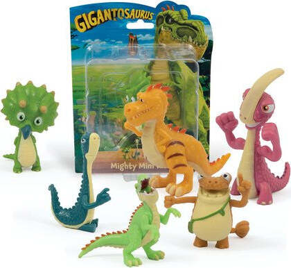 Personaggio-Grandi-Giochi-GGN00010-GIGANTOSAURUS-Mighty-Mini-Friends