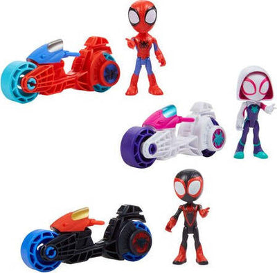 Personaggio-Hasbro-F6775LOO-SPIDEY-Con-Moto-Assortito