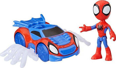 Personaggio-Hasbro-F74545X0-SPIDEY-Con-veicolo