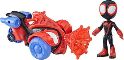 Personaggio-Hasbro-F74555X0-SPIDEY-Miles-Morales-con-tecno-moto