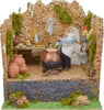 Personaggio Polentaio mestieri per presepe in movimento in legno e sughero con fiamma decorazione di Natale Casa e cucina/Decorazioni per interni/Addobbi e decorazioni per ricorrenze/Decorazioni natalizie/Presepi/Statuine e fondali per il presepe MagiediNatale.it - Altamura, Commerciovirtuoso.it