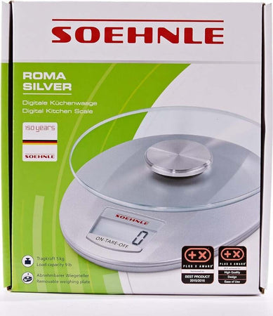 Pesa-Alim-Elettr-Roma-Piatto-Amov-5kg-Slv
