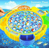 Pesca-Pazza-45-Pesci-Gioco-Da-Tavolo-Bambini-Gara-Giocattolo-Con-4-Canne-Incluse