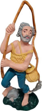 Pescatore in resina personaggi per presepe pastorelli e mestieri h 10 cm Casa e cucina/Decorazioni per interni/Addobbi e decorazioni per ricorrenze/Decorazioni natalizie/Presepi/Statuine e fondali per il presepe MagiediNatale.it - Altamura, Commerciovirtuoso.it