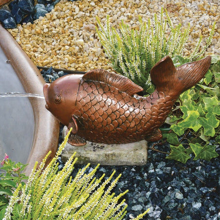Pesce Gioco d'Acqua Decorazione in Resina per Laghetti e Giardini Giardino e giardinaggio/Decorazioni per il giardino/Stagni e giardini acquatici/Giochi d'acqua Ogomondo - Martina Franca, Commerciovirtuoso.it