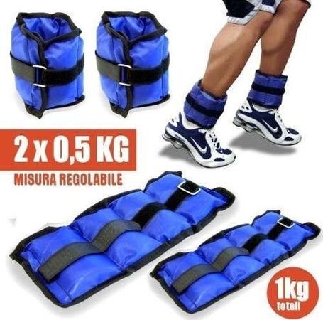 PESI CAVIGLIE POLSI CAVIGLIERA SPORT ARTI MARZIALI FITNESS CAVIGLIERE PESO 1 KG Sport e tempo libero/Fitness e palestra/Potenziamento muscolare/Pesi e accessori/Pesi per polsi e caviglie Trade Shop italia - Napoli, Commerciovirtuoso.it
