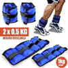 Pesi-Caviglie-Polsi-Cavigliera-Sport-Arti-Marziali-Fitness-Cavigliere-Peso-1-Kg