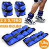 Pesi-Caviglie-Polsi-Cavigliera-Sport-Arti-Marziali-Fitness-Cavigliere-Peso-1,5kg