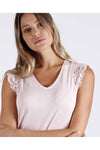 Admas Pigiama Estivo da Donna Smanicato Pantalone Lungo 55888 S25 - Passarelli Biancheria