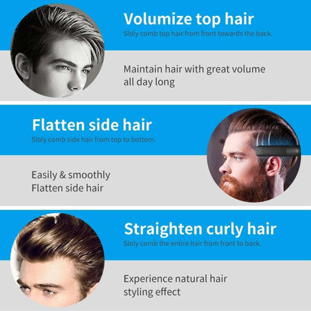 Pettine-Elettrico-Spazzola-Per-Capelli-Professionale-Lisci-E-Ricci-Multifunzione