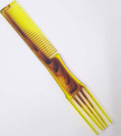 Pettine-Forchetta-Marrone-Per-Capelli-Professionale-Coda-Spazzola-Parrucchiere