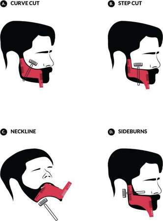 Pettine Per Barba, Pizzetto Collo Sagome Per Barba Styling Tool Per Allineare E Rifinire Gli Uomini Rasatura Della Barba, Trasparente. Salute e cura della persona/Rasatura epilazione e rimozione peli/Regolabarba tagliacapelli e rasoi per il corpo/Pettini per tagliabasette e tagliacapelli Melara Dettagliacconciatori - Palmi, Commerciovirtuoso.it