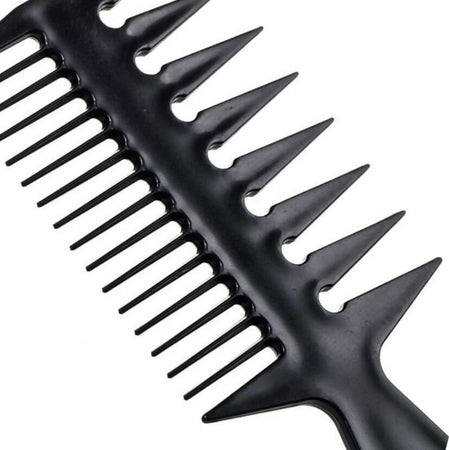 Pettine Per Capelli Da Uomo, Bifacciale, Parrucchiere, Denti Larghi, Antistatico, Pettini In Plastica Districante Pettine Denti Largo Antistatico Bellezza/Cura dei capelli/Strumenti per lo styling/Pettini Melara Dettagliacconciatori - Palmi, Commerciovirtuoso.it