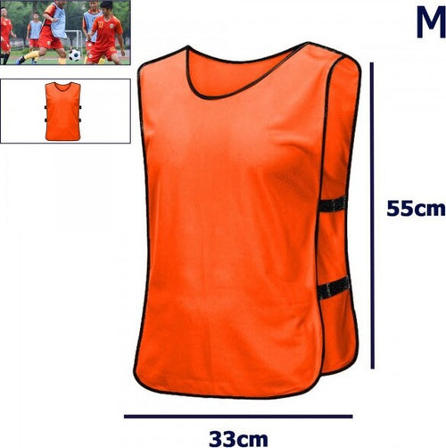 Pettorina-Da-Allenamento-Gilet-Casacca-Sportiva-Scuola-Calcio-Sport-Basket-Color