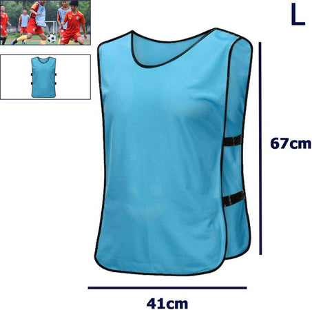Pettorina Da Allenamento Gilet Casacca Sportiva Scuola Calcio Sport Basket Color Attrezzi e Abbigliamento Sportivo > Accessori Sport Trade Shop italia - Napoli, Commerciovirtuoso.it