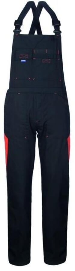 Pettorina Silverstone Nero/Arancio Salopette da Lavoro Meccanico Officina Gommista Elettricista