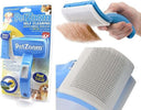 Petzoom-Spazzola-Autopulente-Pettine-Sottopelo-Per-Peli-Cane-Gatto-Pet-Zoom