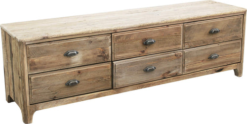 PEZ---porta-tv-con-6-cassetti-in-legno-di-pino-riciclato-Marrone-Milani-Home