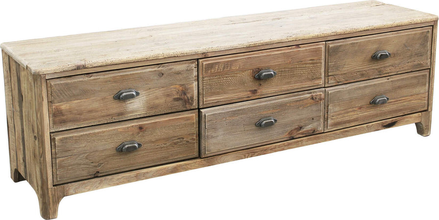 PEZ---porta-tv-con-6-cassetti-in-legno-di-pino-riciclato-Marrone-Milani-Home