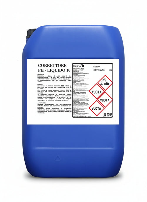 Ph Meno Liquido Piscine Correttore Abbattitore Ph Acido Acqua Piscina Liquido Kg 25 Giardino e giardinaggio/Piscine vasche idromassaggio e accessori/Prodotti chimici e tester Ph/Bilanciatori Ph Tech Service - Melito di Napoli, Commerciovirtuoso.it