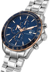 Philip Watch orologio uomo cronografo Blaze blu e oro rosa