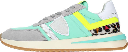 Philippe-Model-Sneakers-Grigio-verde-da-donna