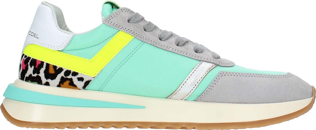 Philippe-Model-Sneakers-Grigio-verde-da-donna
