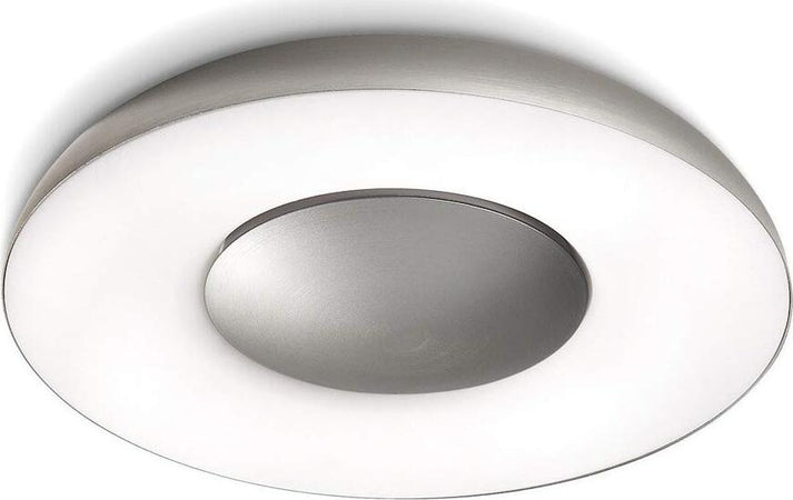 PHILIPS---APPLIQUE-DISCO-METALLO-ALLUMINIO-SPAZZOLATO-2XG13
