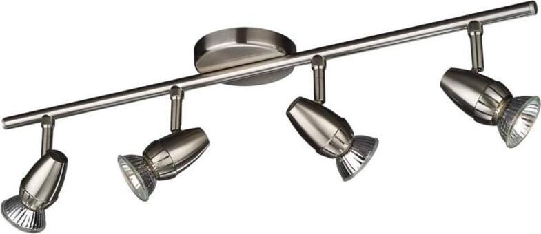 PHILIPS---BARRA-LOTUS-A-4-LUCI-IN-ACCIAIO-SPAZZOLATO-TESTA-CON-INTAGLI