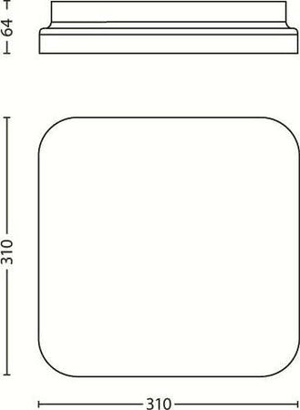 Philips---Ecomoods-Lampadario-da-Soffitto-2Gx-13-1x-22-W