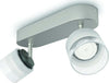 PHILIPS---FREMONT-BARRA-2-FARETTI-ACCIAIO-SPAZZOLATO-LED-2-X-4W