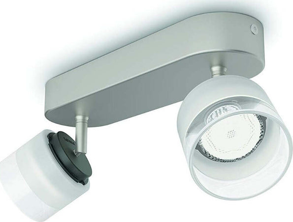 PHILIPS---FREMONT-BARRA-2-FARETTI-ACCIAIO-SPAZZOLATO-LED-2-X-4W