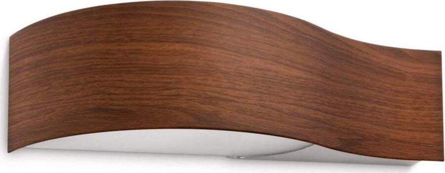 PHILIPS---LAKEPORT-LAMPADA-DA-PARETE-LEGNO-SCURO