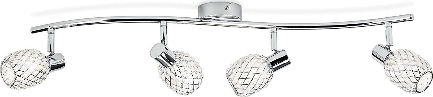 PHILIPS---LAMPADA-DELTOID-CON-FARETTI-A-SPIRALE-ORIENTABILI-4x28W-CROMO