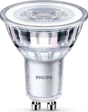 PHILIPS---LAMPADINA-LED-A-FARETTO-IN-VETRO-50W-GU10-2700K---NON-DIMMERABILE---LUCE-BIANCA-CALDA